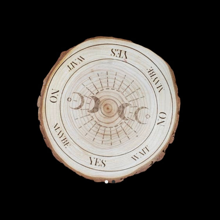 Natural Wood Moon Phase Pendulum Board - Executive Gypsy