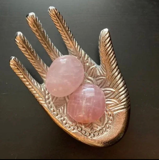 Rose Quartz Palm Stone - Executive Gypsy