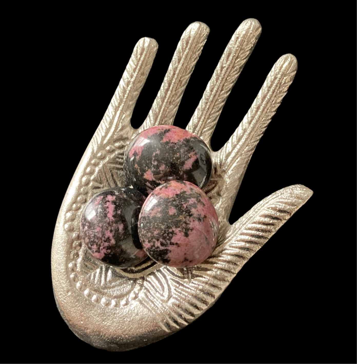 Rhodonite Palm Stone - Executive Gypsy