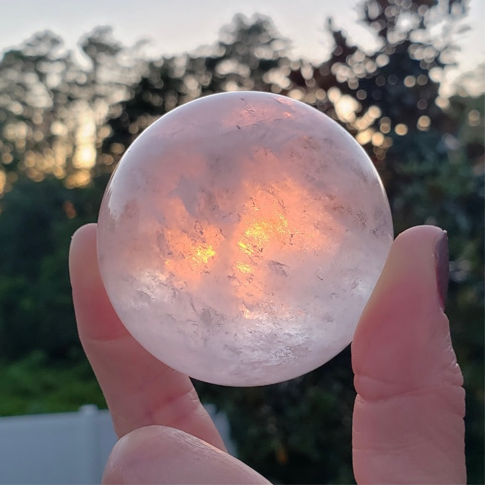 Clear Quartz Sphere - Executive Gypsy