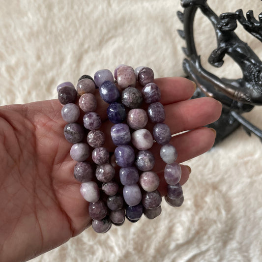 Lepidolite Stretch Bracelet - Executive Gypsy