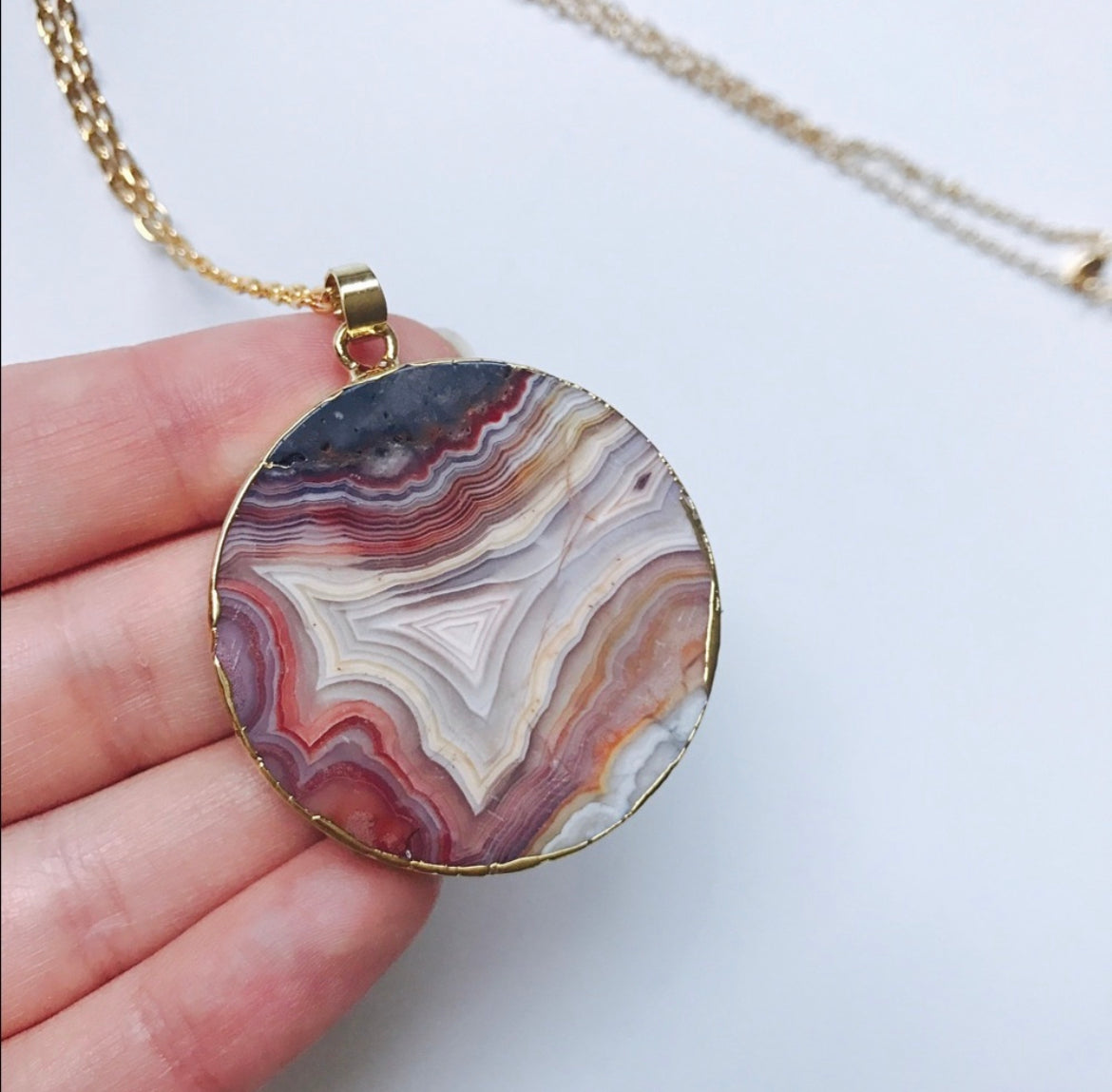 Mexican Agate Necklace - Executive Gypsy