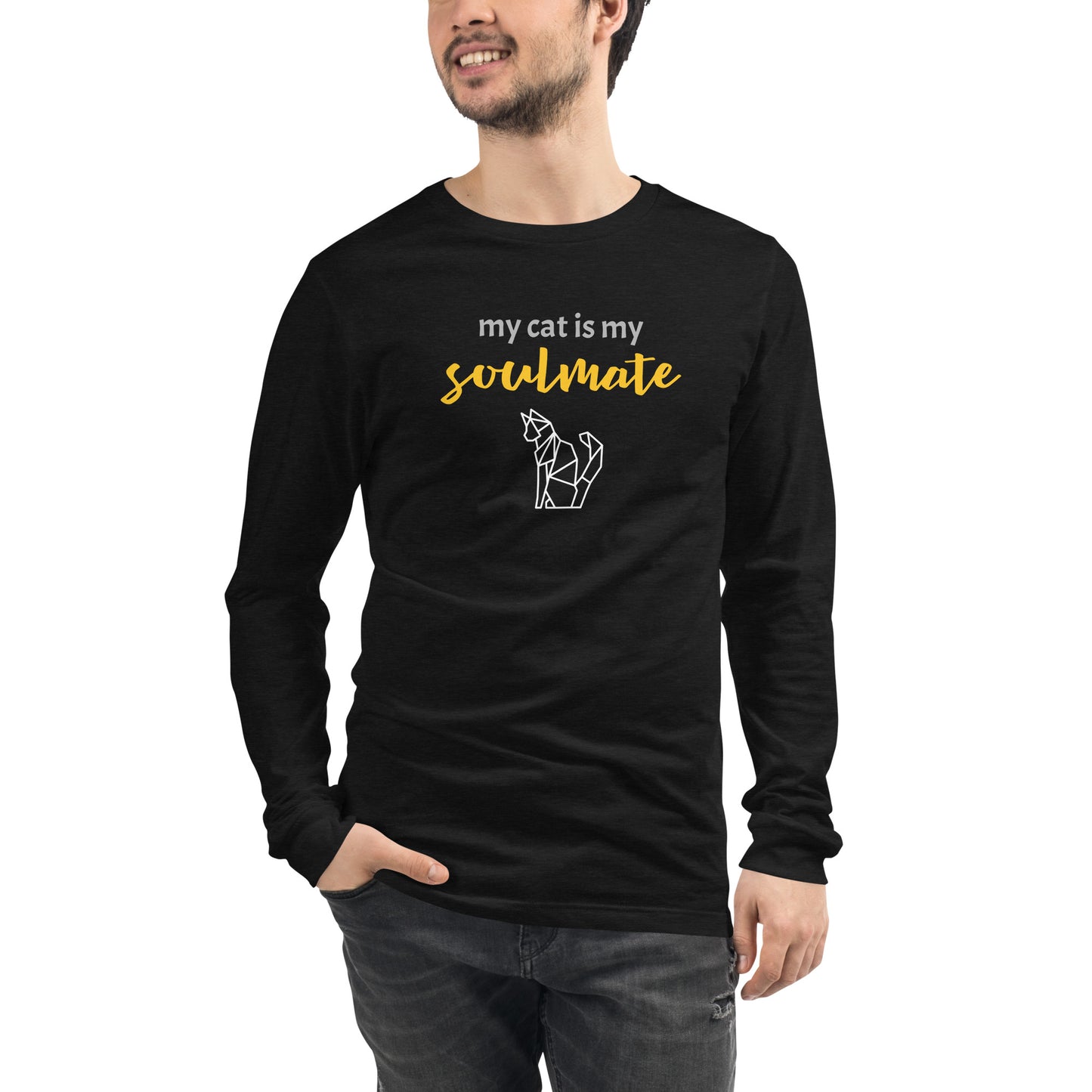 Cat Soulmate Unisex Long Sleeve Tee - Executive Gypsy