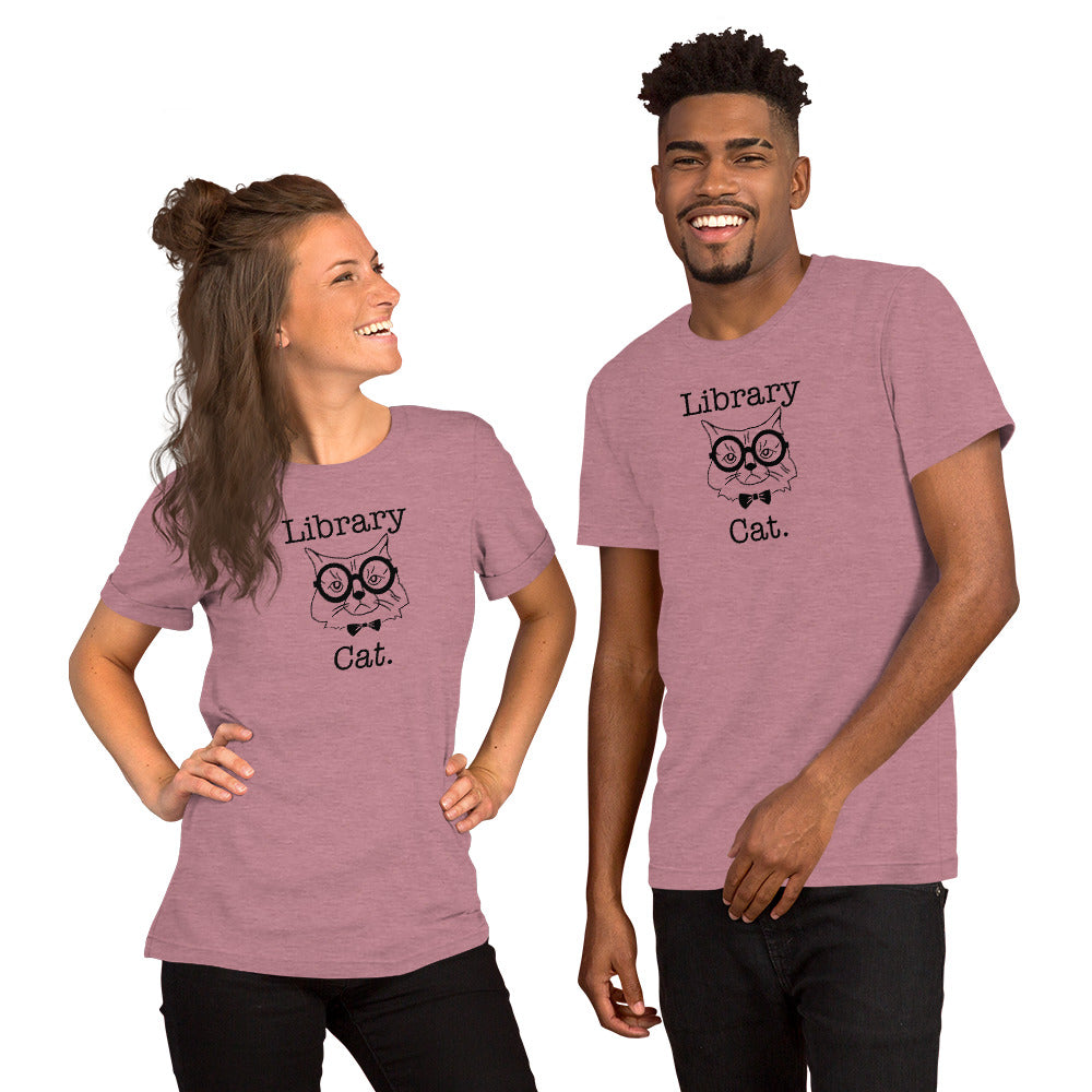 Library Cat. Unisex t-shirt - Executive Gypsy